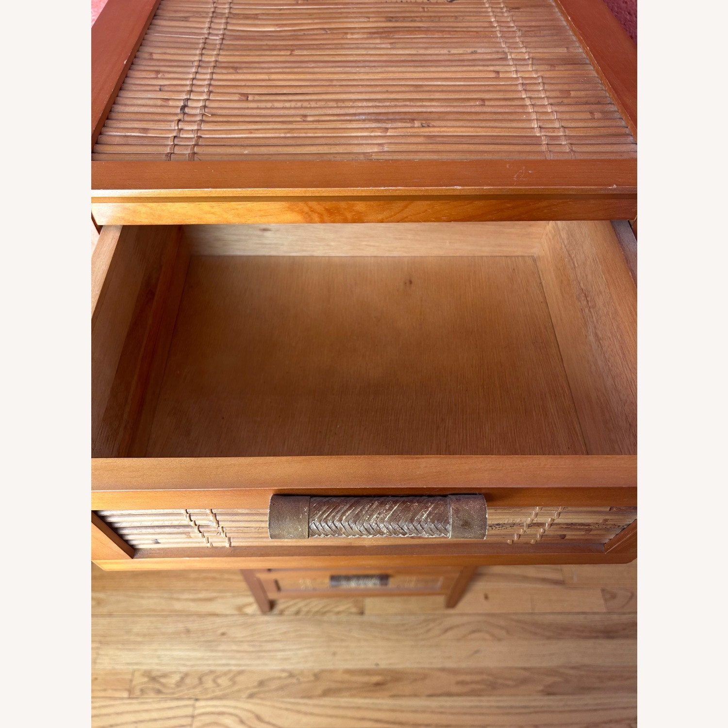 Pier 1 Imports Bamboo Wood Chest of Drawers - image-7