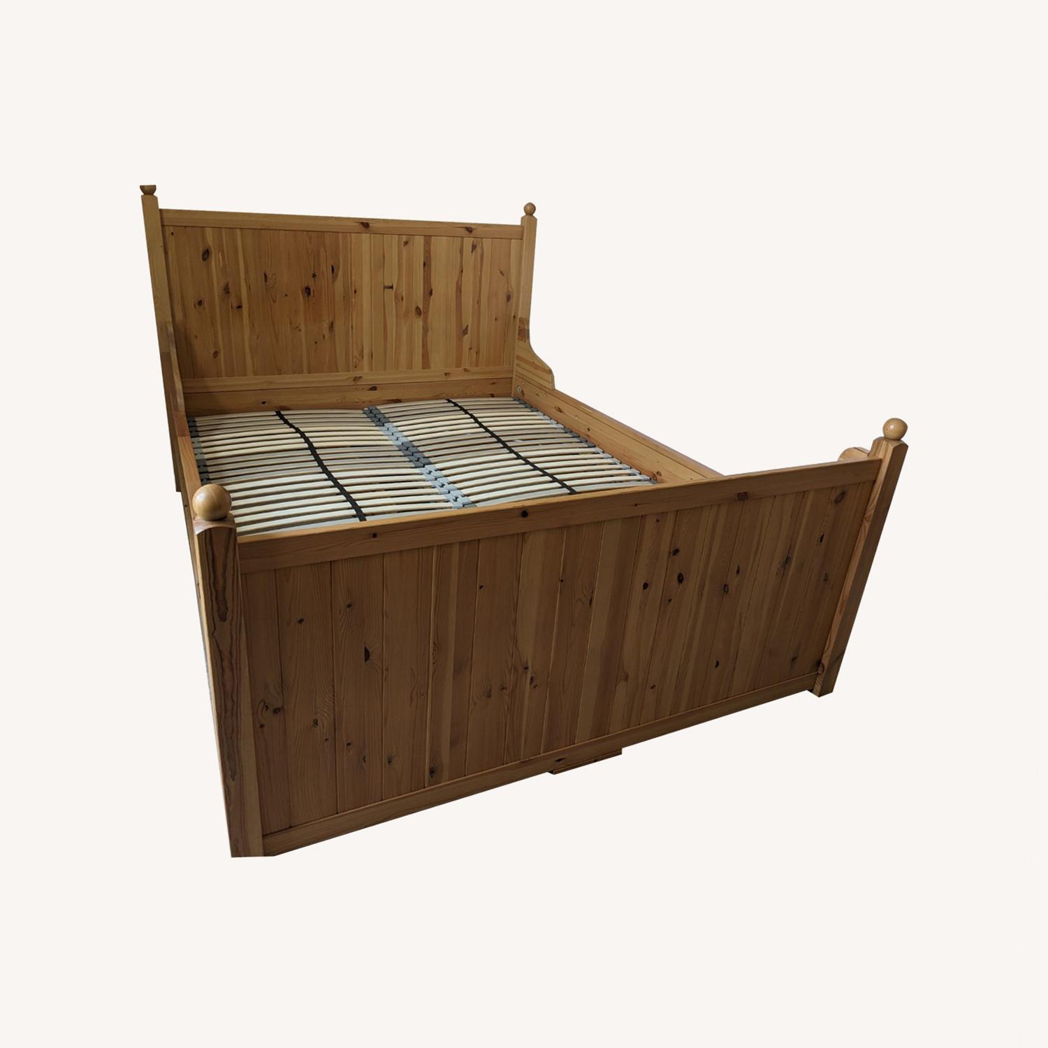 IKEA Hurdal Bed Frame with Storage Drawers - image-0