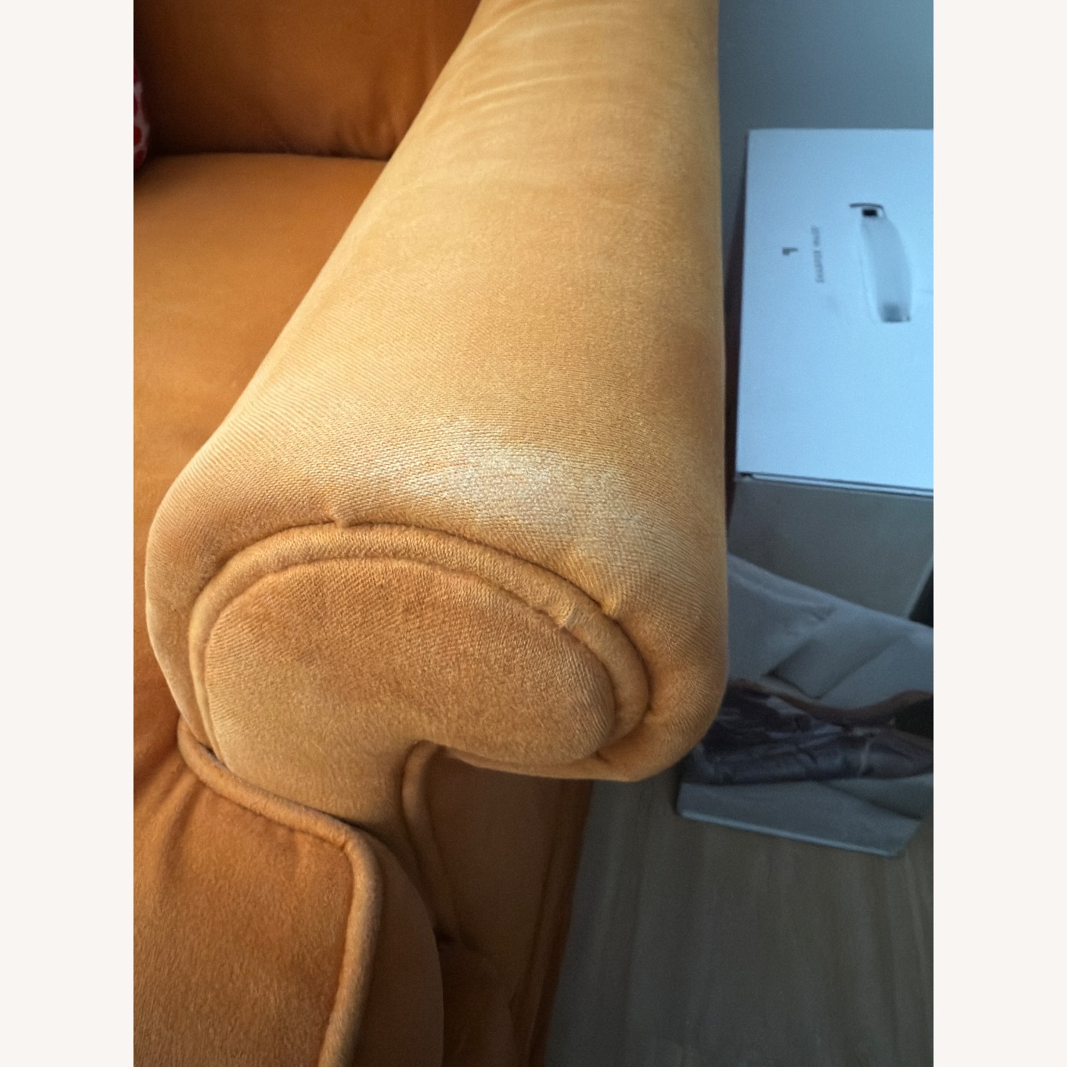 Beachley Vintage Orange 3-Seater Sofa - image-7