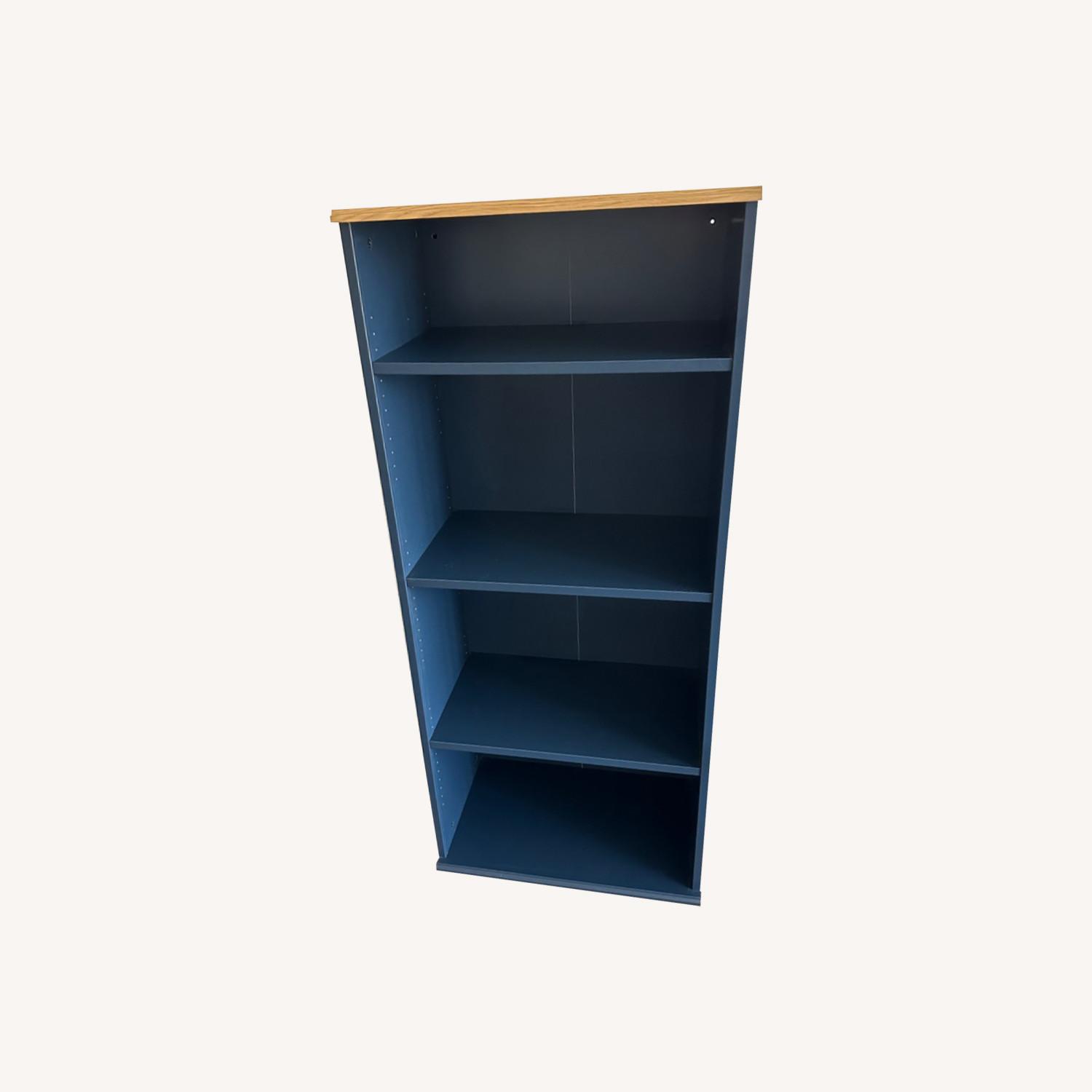 3D Adjustable Metal Book Stand Blue Model - 1833306