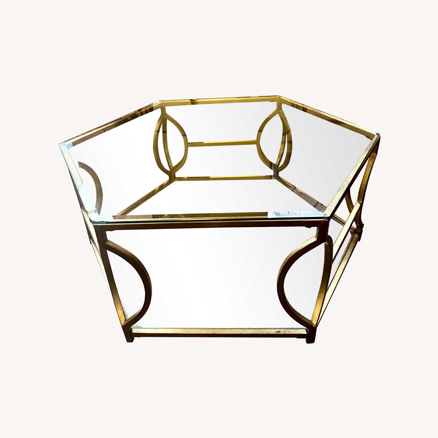 Z Gallerie Brooke Hexagonal Coffee Table - image-0