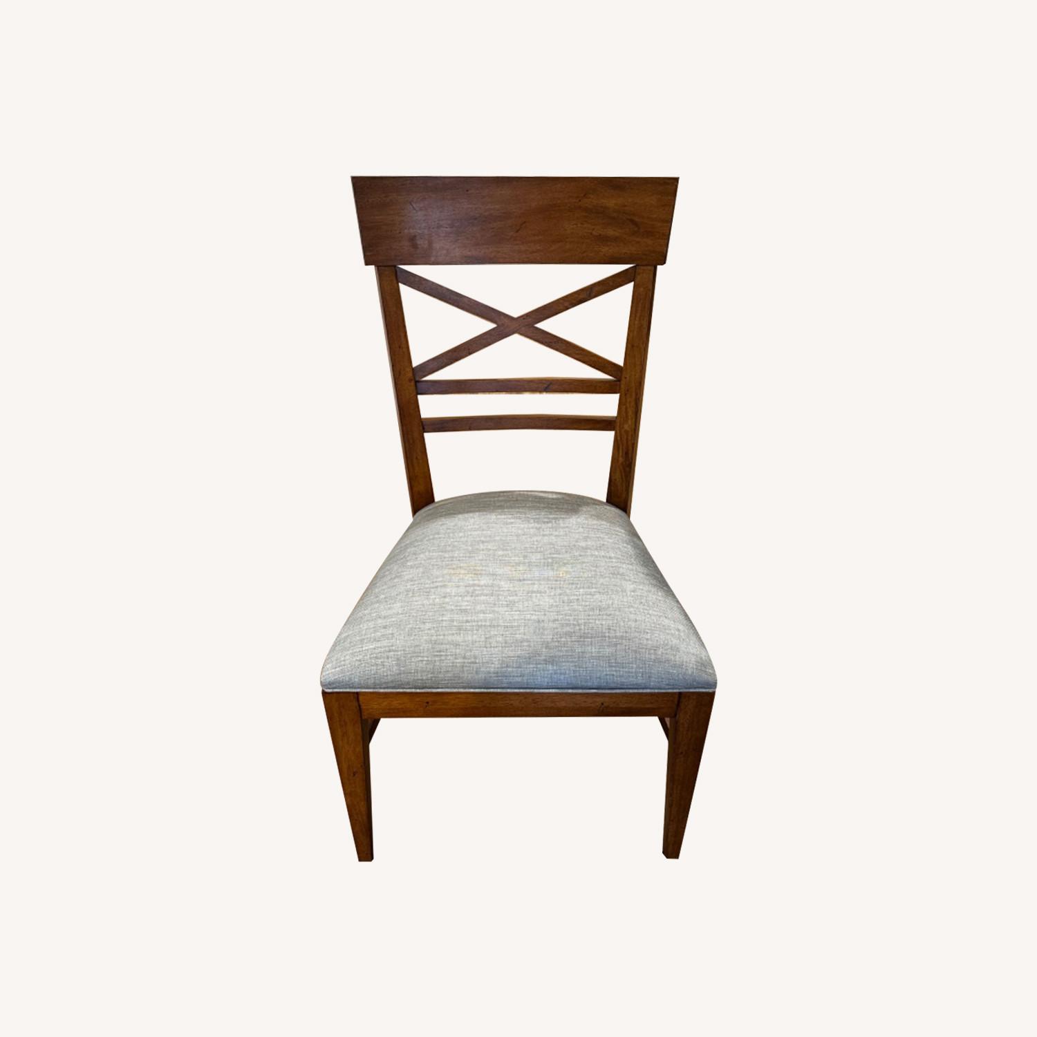 Ethan Allen 4 Set Upholstered Side Chairs - image-0