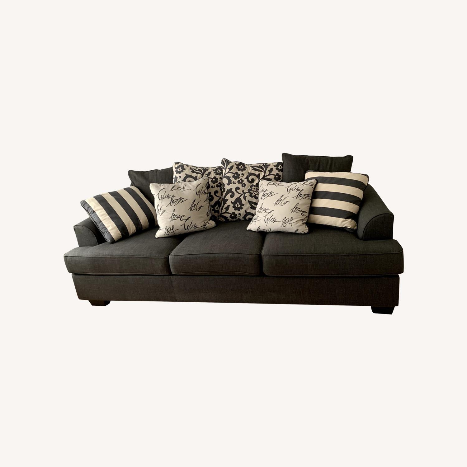 Ashley Furniture Queen Sleeper Sofa (Gray) - image-0