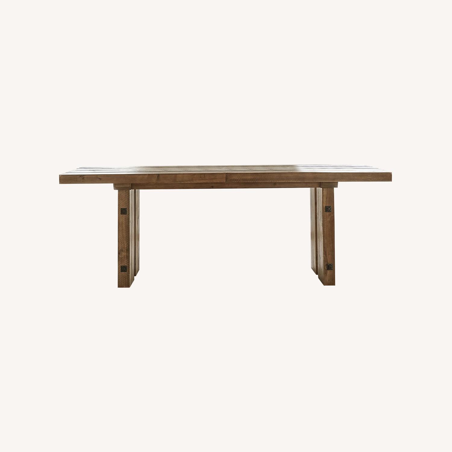 Pottery Barn North Reclaimed Wood Extending Dining Table - image-0