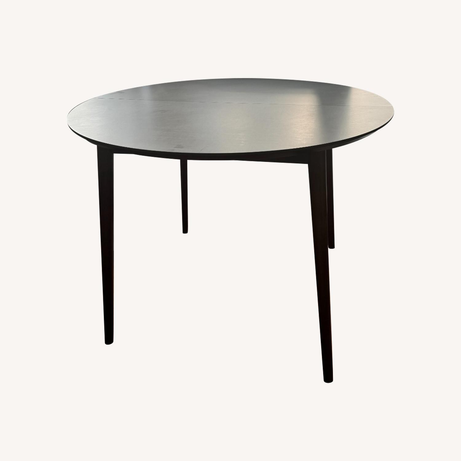 West Elm Mid-Century Rounded Expandable Dining Table - image-0
