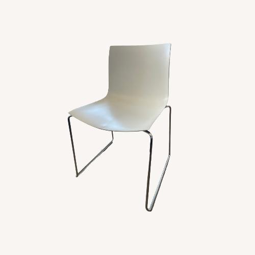 Used ARPER Catifa 46 Dining Chair (Pair of White) for sale on AptDeco