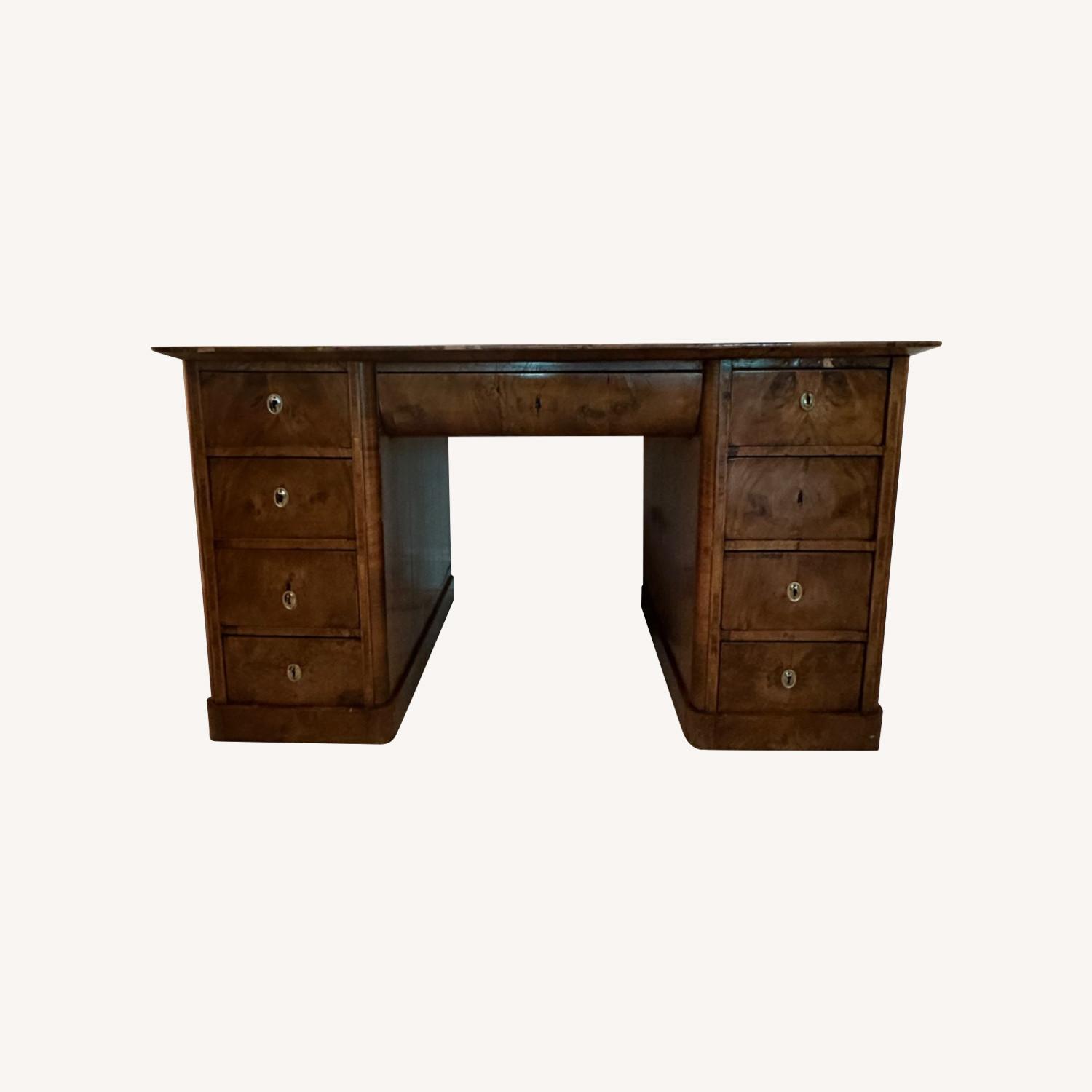 Solid Wood Office Desk - image-0