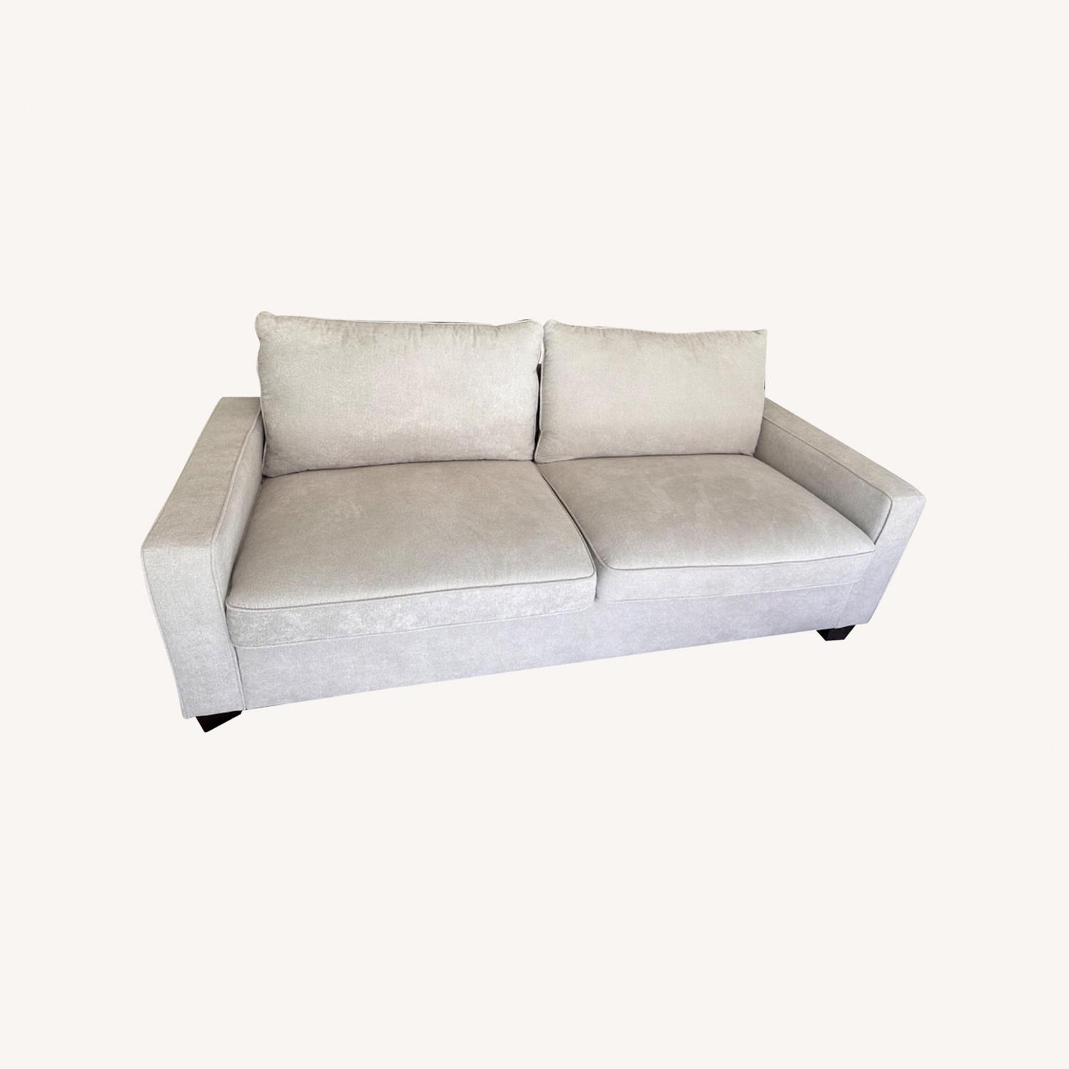 Living Spaces Reid Buff Sofa - image-0