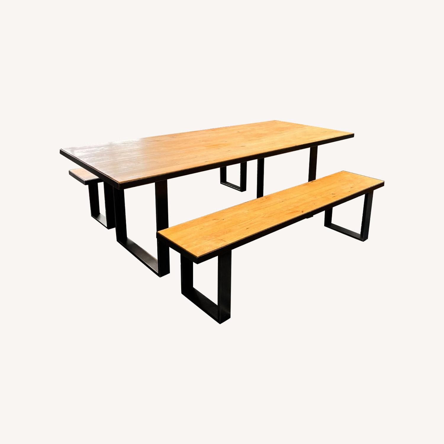CB2 Dining Set - Picnic Table Style - image-0
