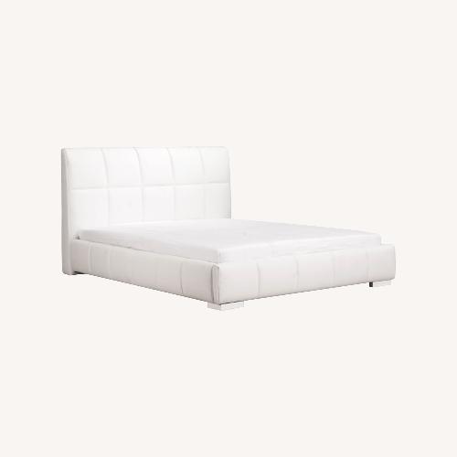 Used Zuo Mod Queen Leather Platform Bed for sale on AptDeco