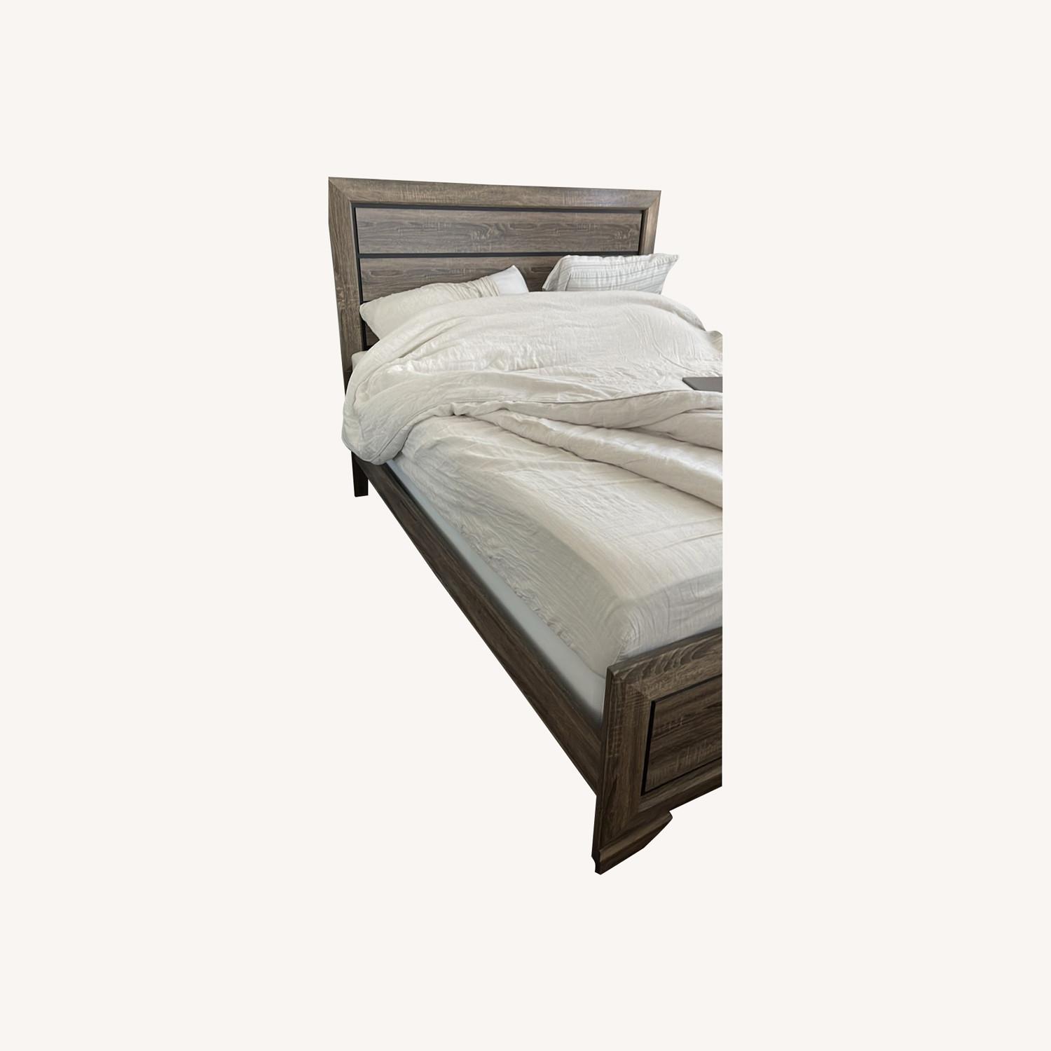Living Spaces Bed Frame - image-0