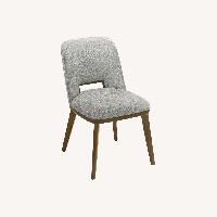 Bonney Light Grey Fabric Dining Chair Set of 2