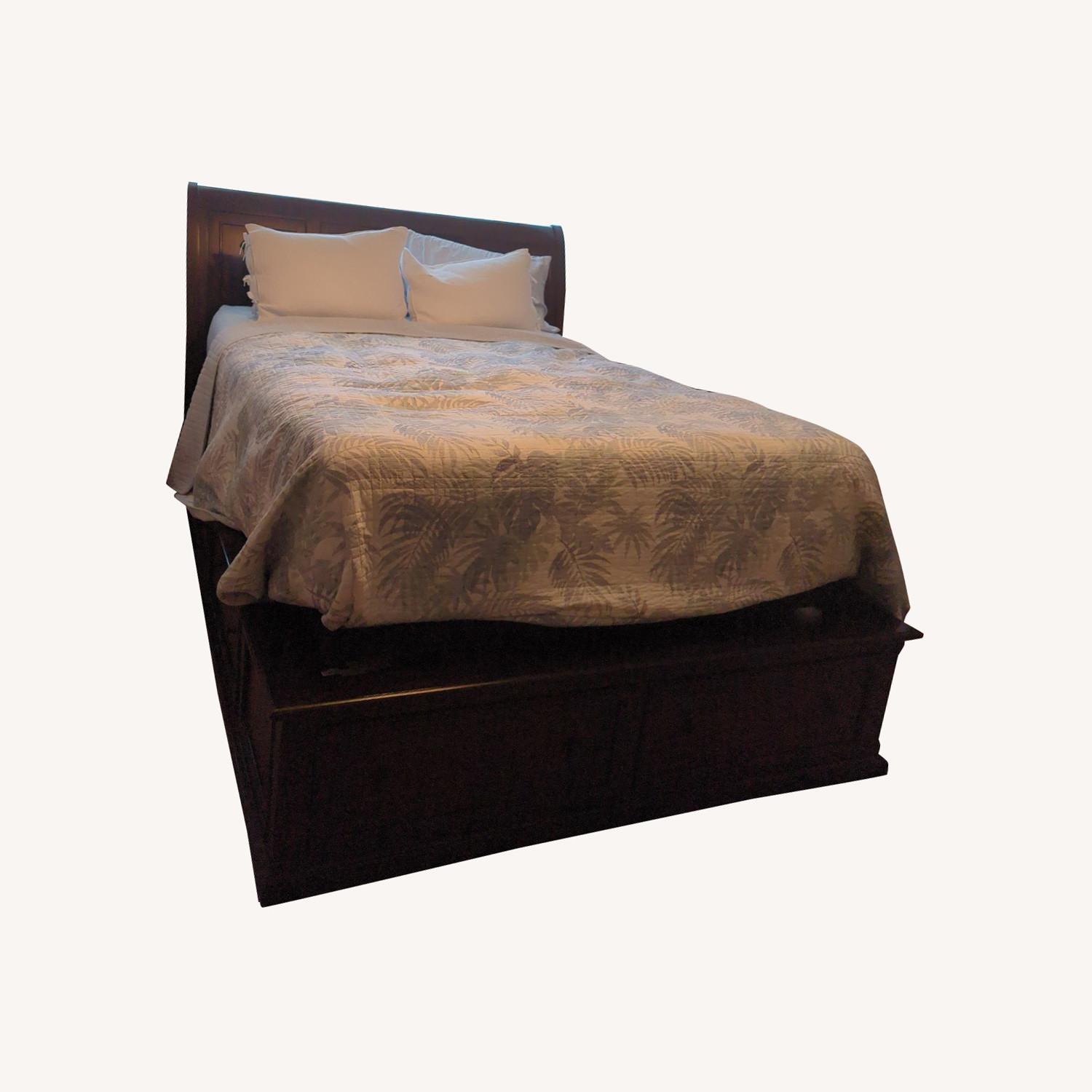 Hanover Sleigh Platform Storage Bedframe - image-0