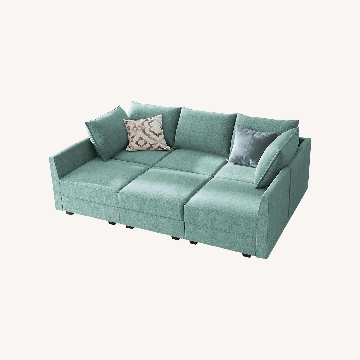 Modular Sectional Sleeper Sofa Bed - image-0