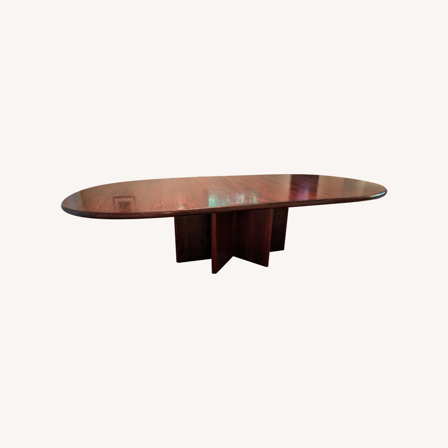 Ansager Rosewood Oval Dining Table - image-0
