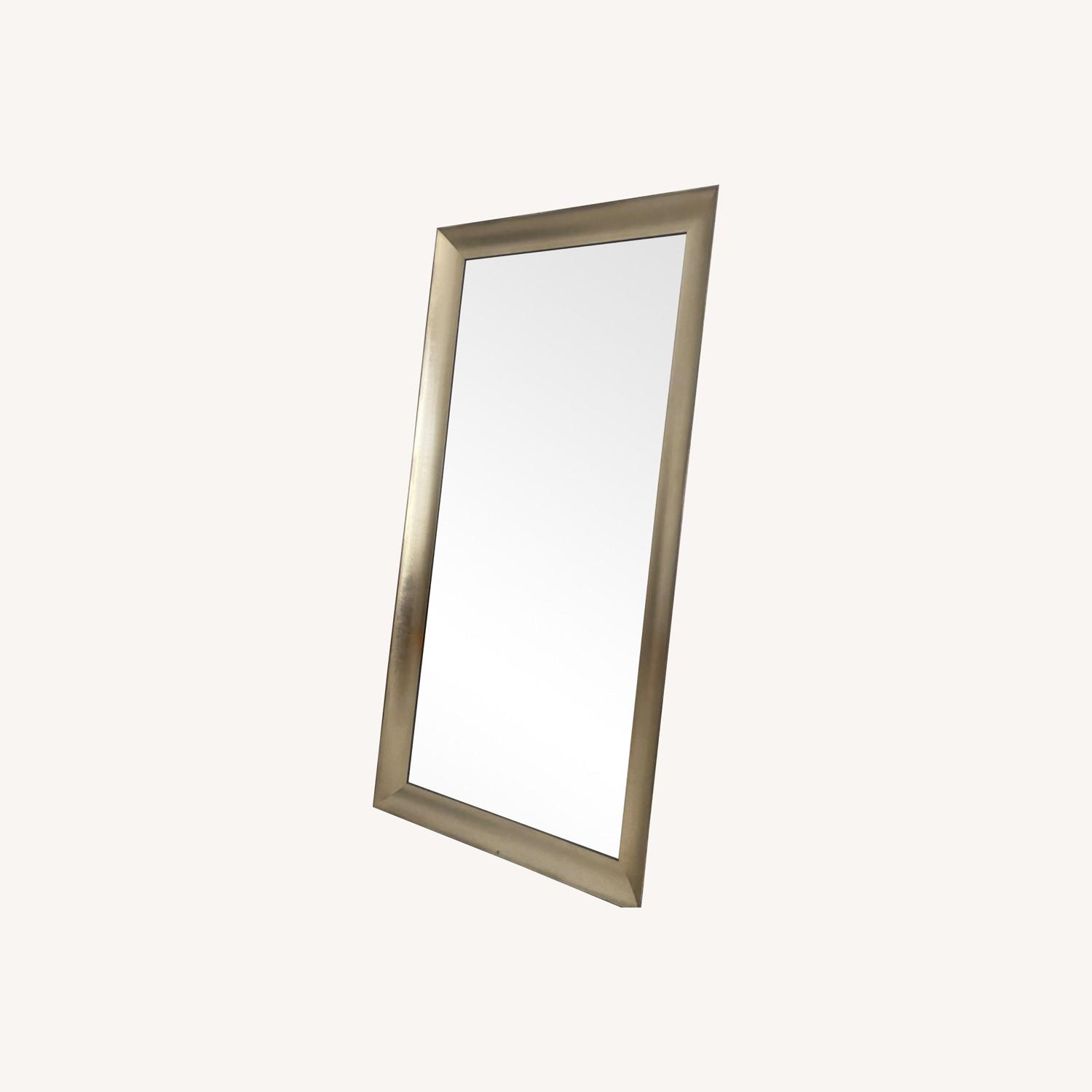 Ethan Allen Gold Floor Mirror - image-0