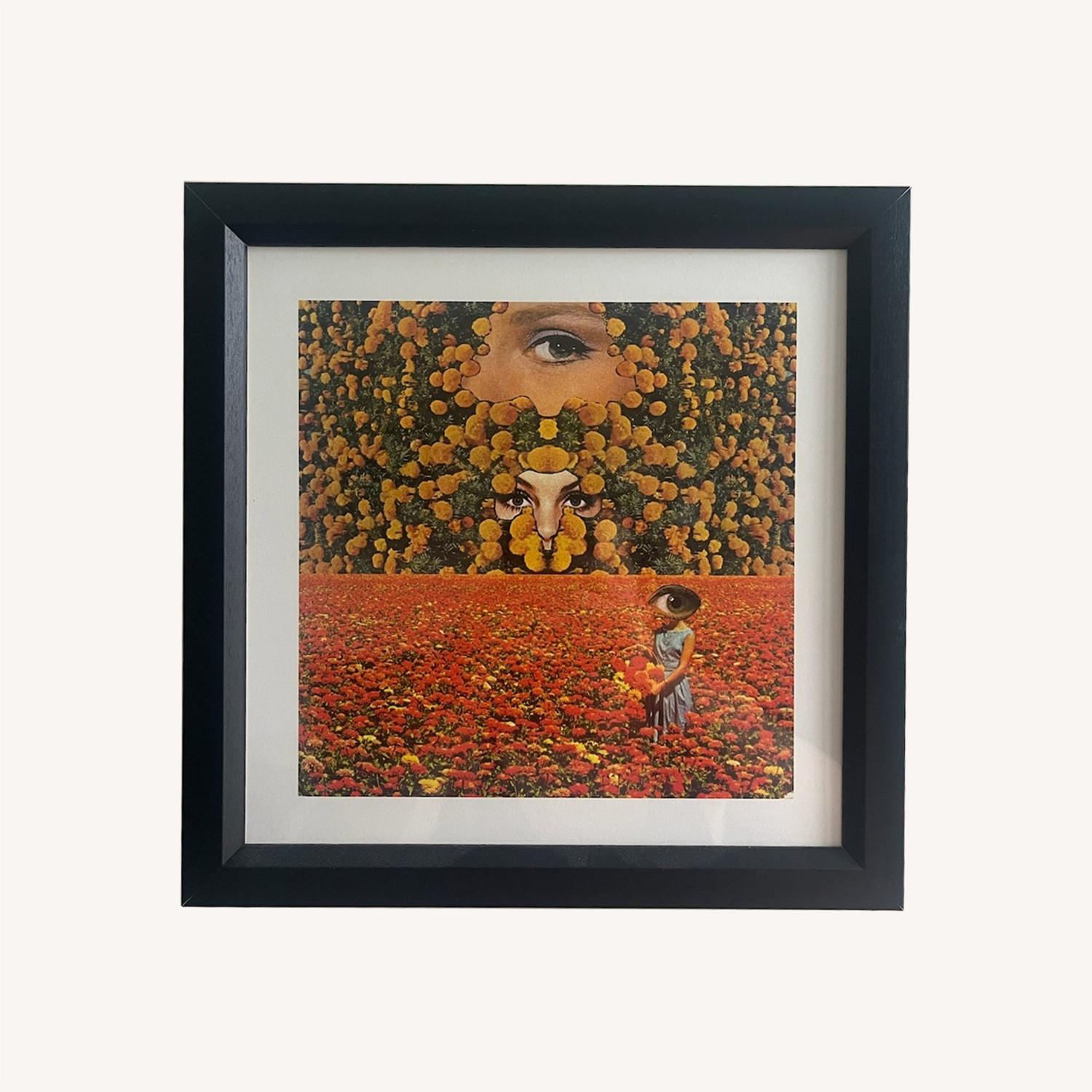 Mariano Peccinetti "Eyes on Flowers" Framed Print - image-0