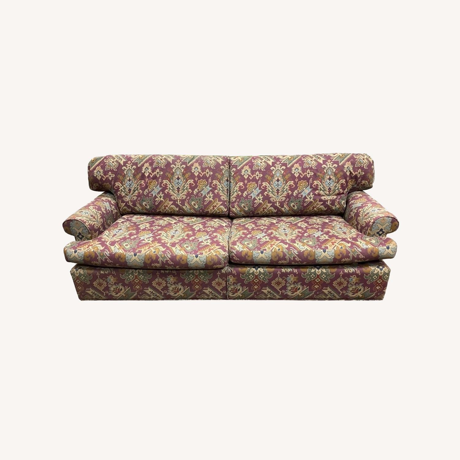 Vintge Stearns & Foster Kilim Style Sofa Sleeper - image-0
