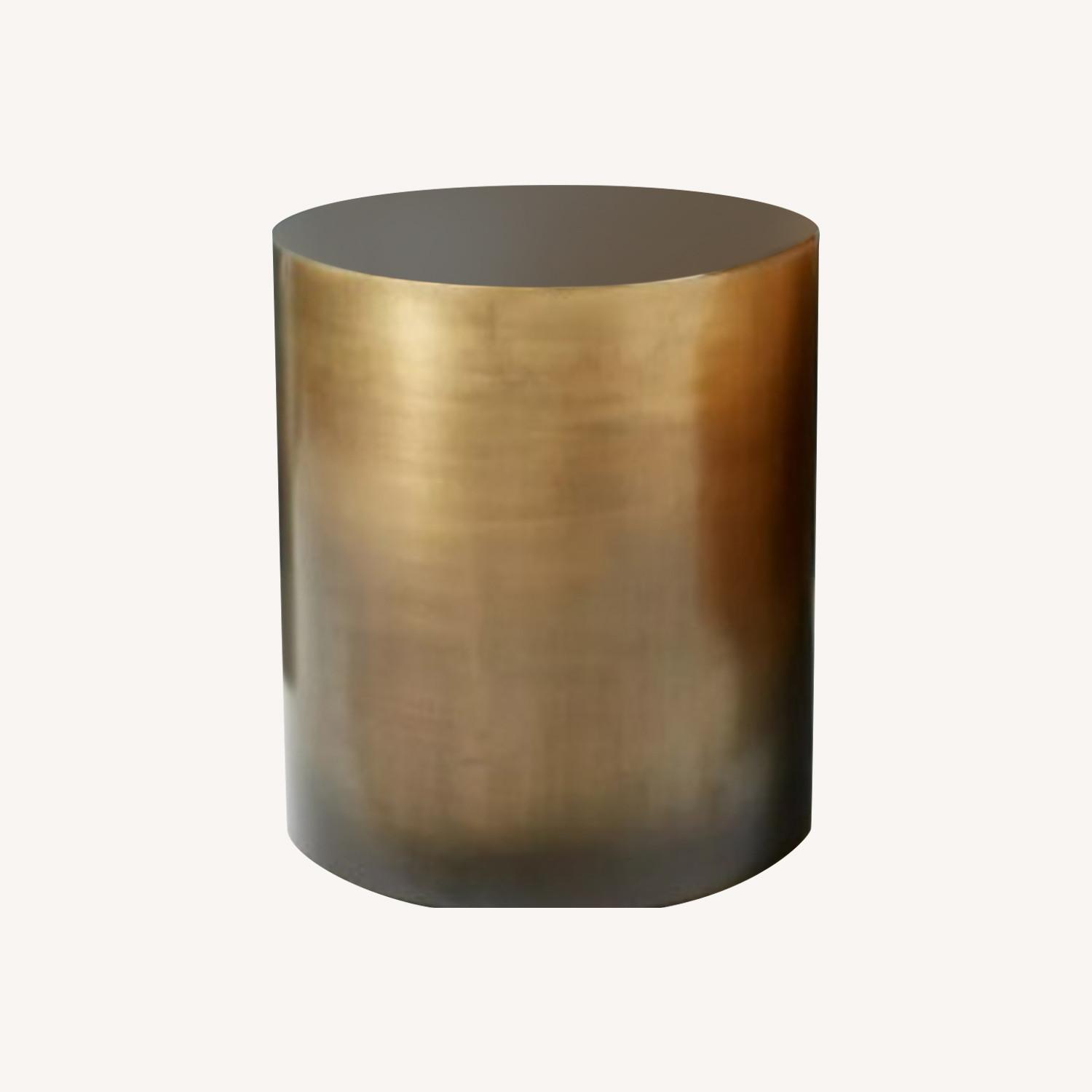 Anthropologie Ombre Drum Side Table - image-0