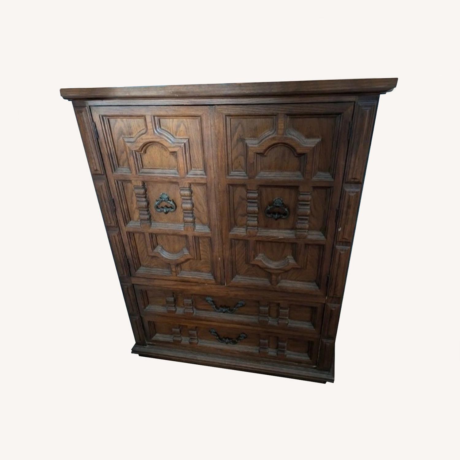 Vintage Armoire Dresser - image-4