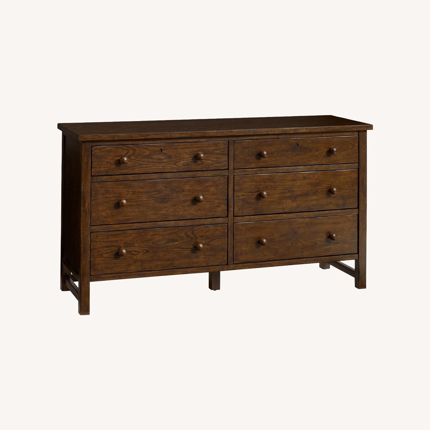 Pottery Barn Farmhouse 6-Drawer Dresser (66") - AptDeco
