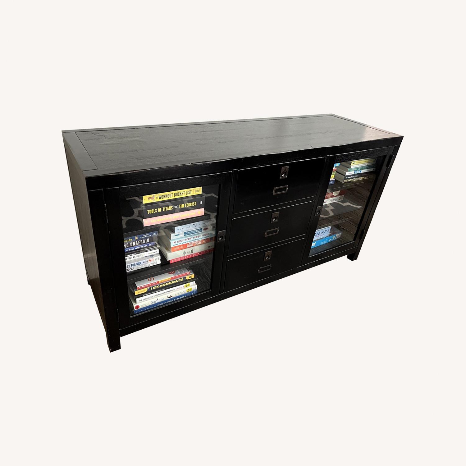 Ashley Furniture Black Media Cabinet - image-0