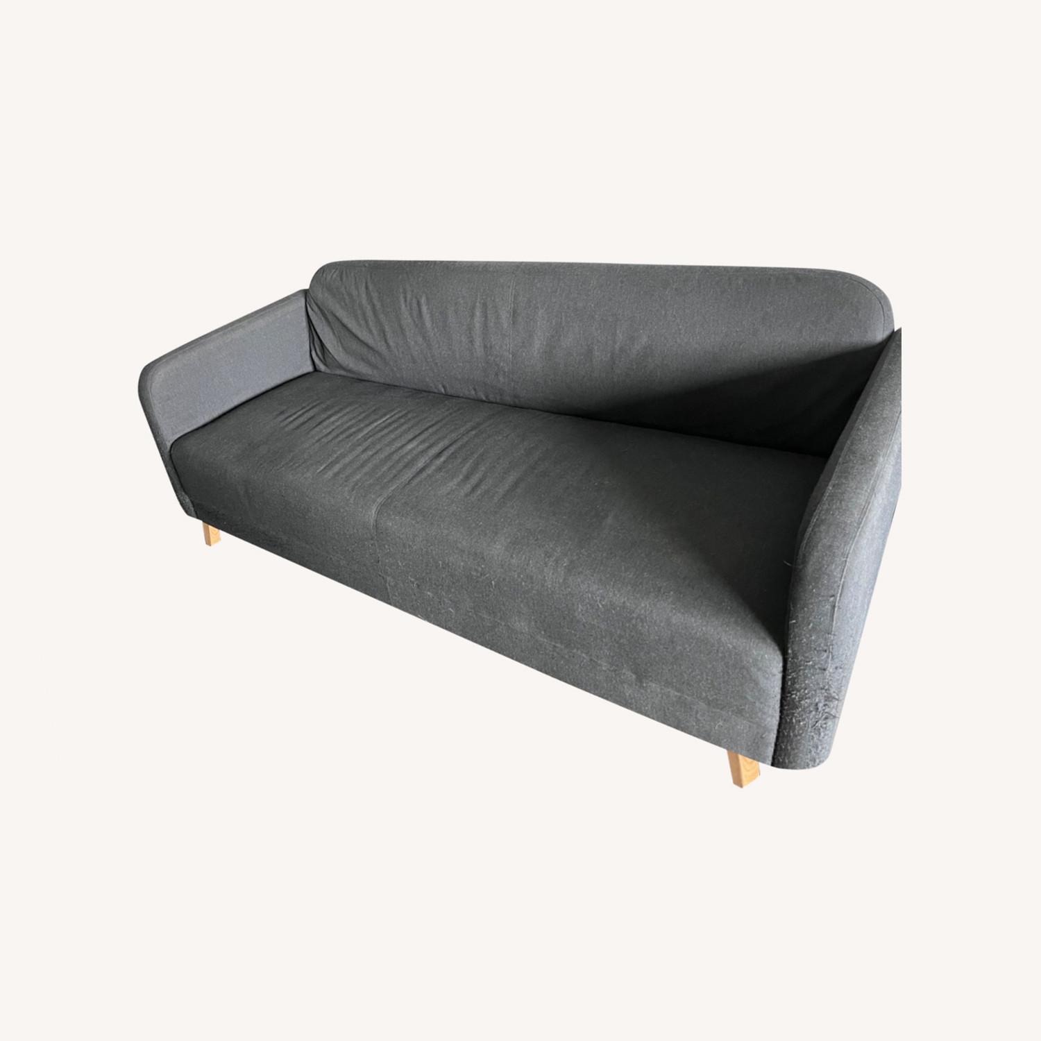 IKEA Black Sofa - AptDeco