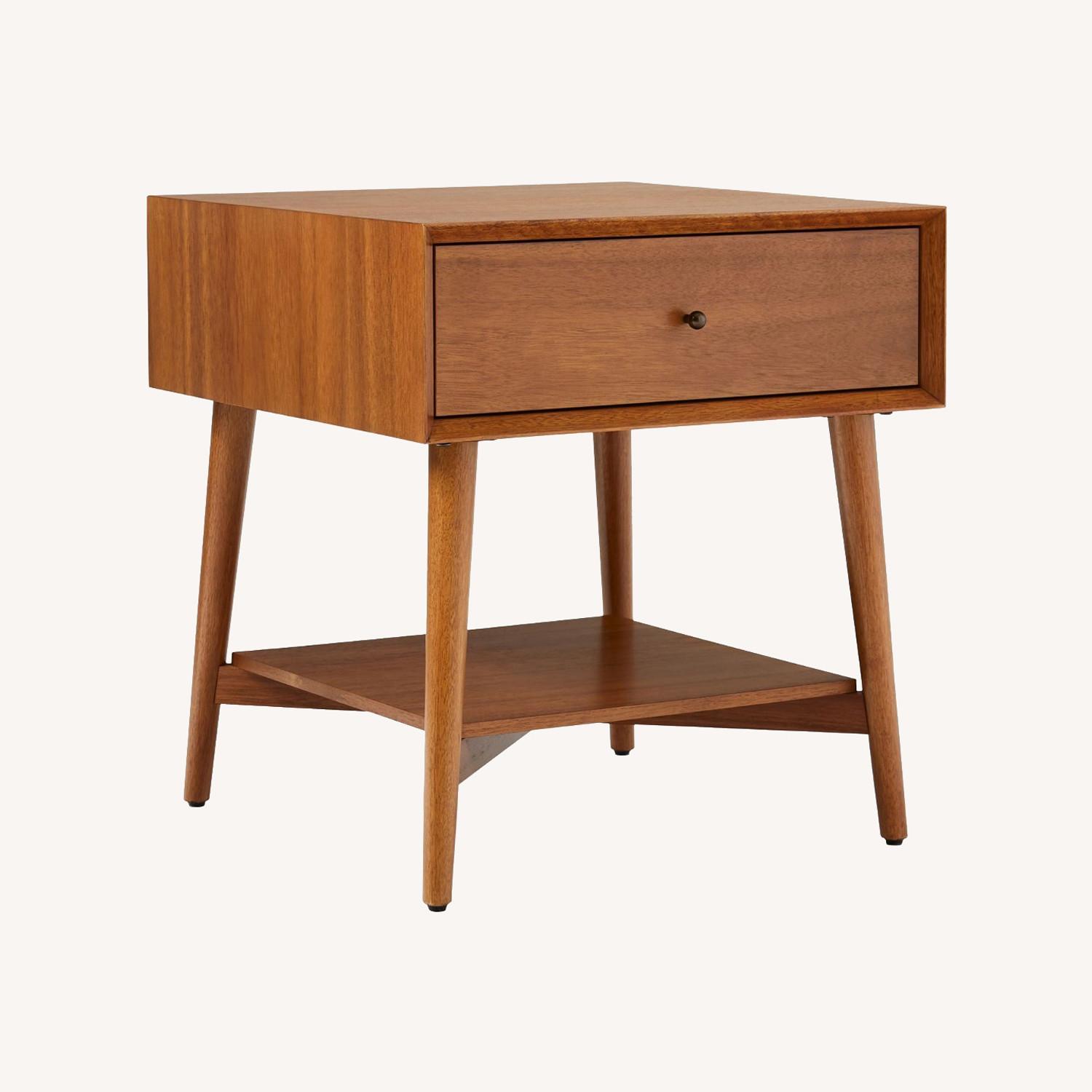 Set of 2 West Elm Mid-Century Side Tables (21.5") - Thumbnail 2