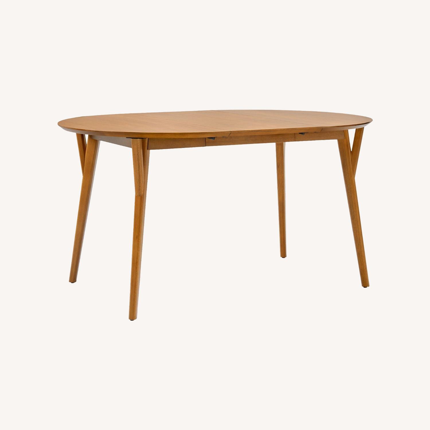 West Elm Mid-Century Round Expandable Dining Table - image-0