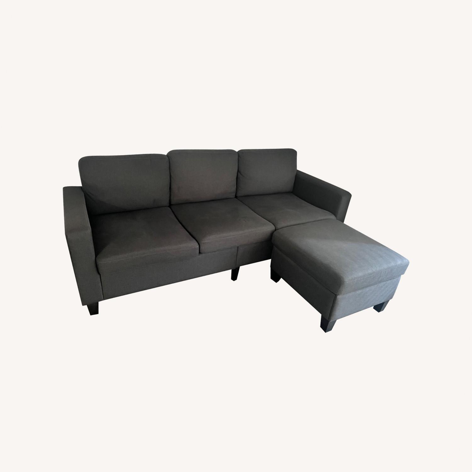 Sectional Sofa with Ottomon - image-0
