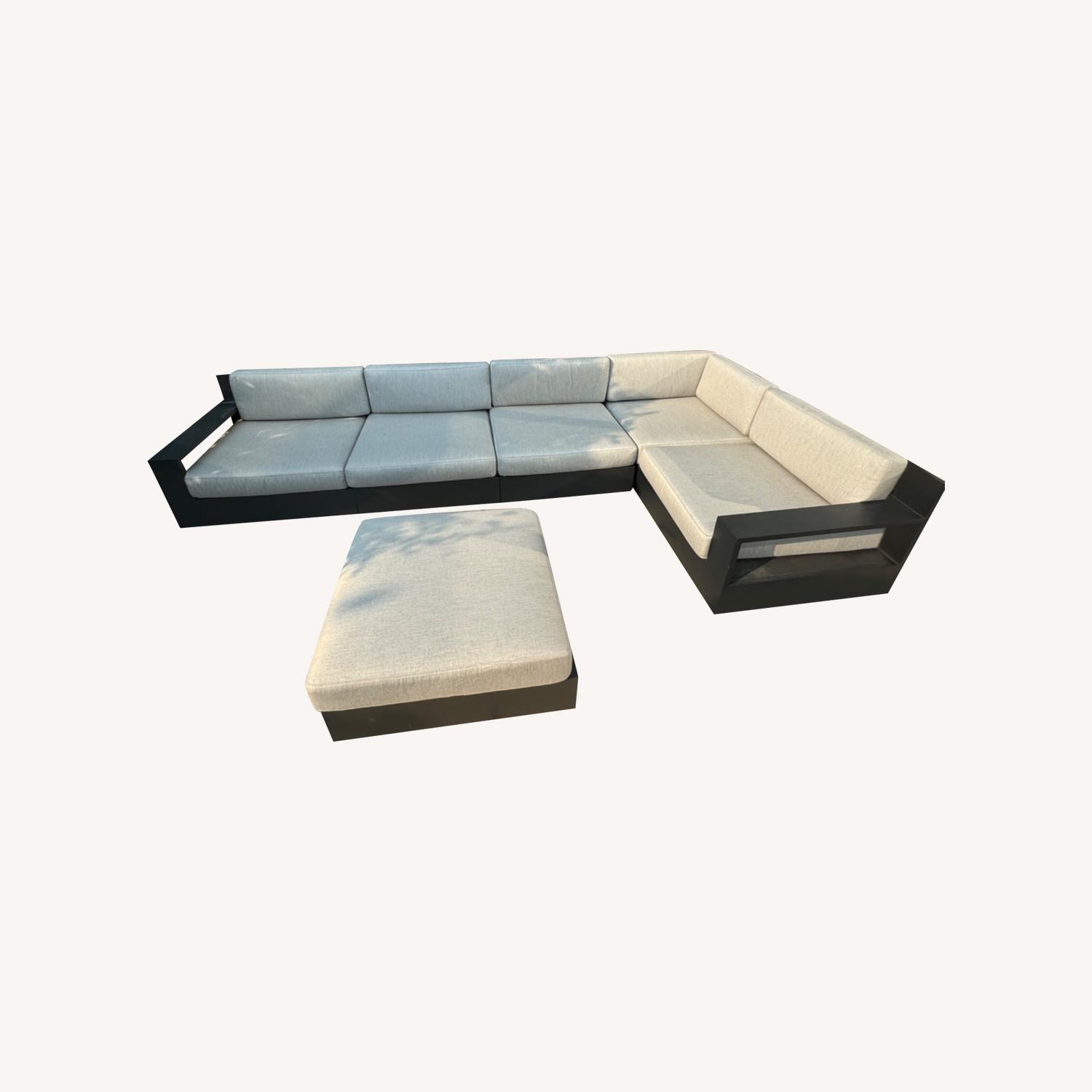 Restoration Hardware Marbella Aluminum Couch