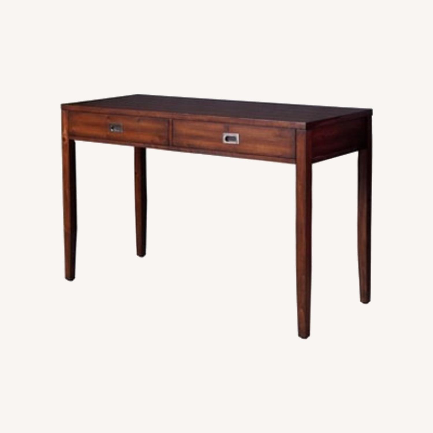 Abbyson Living Leanna Wood Writing Desk Brown - image-0