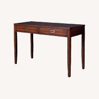 Abbyson Living Leanna Wood Writing Desk Brown