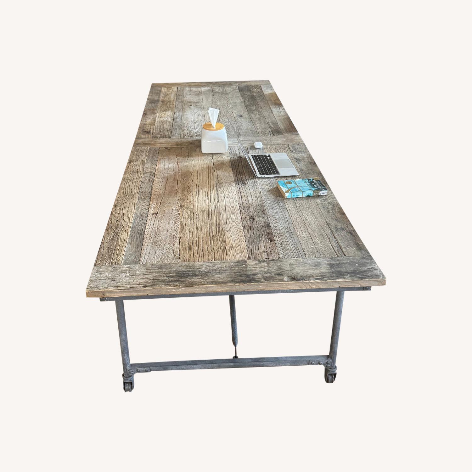 Restoration Hardware Flatiron Dining Table - image-0