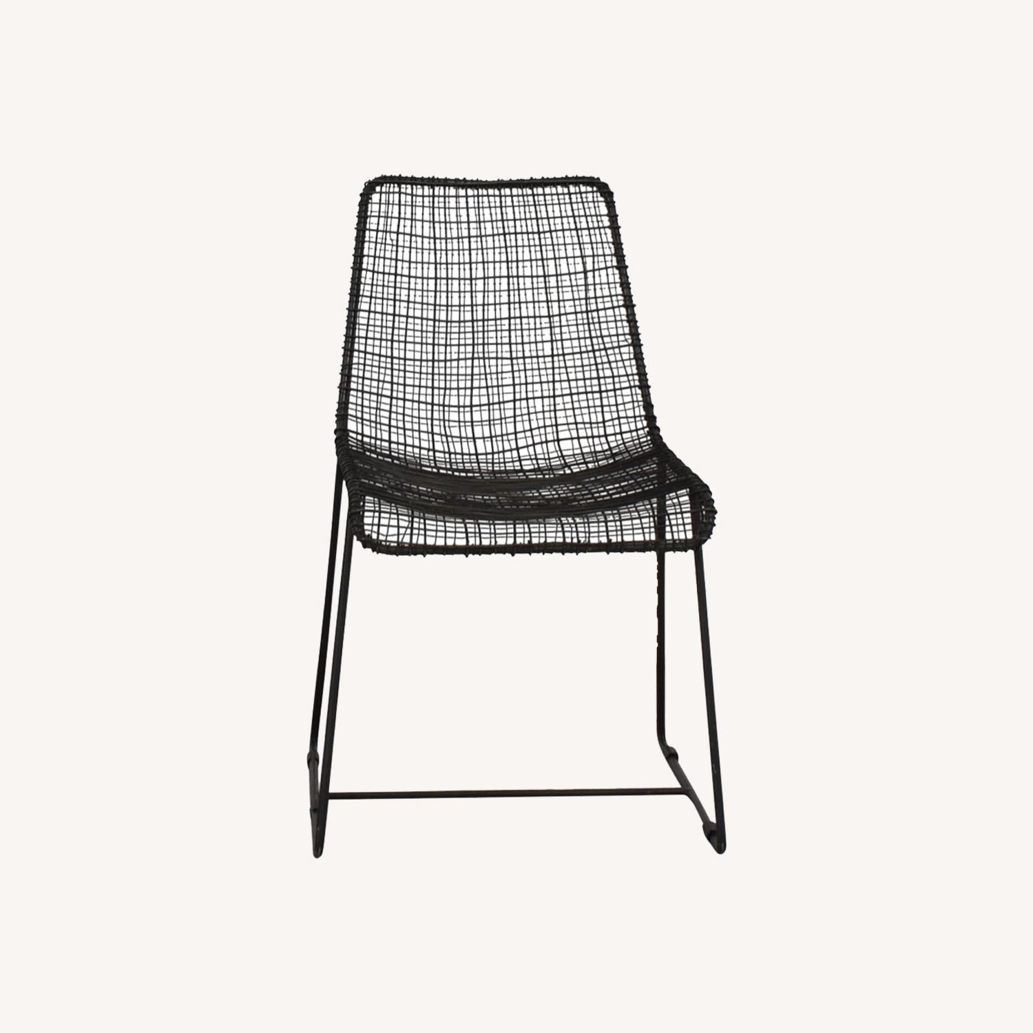 CB2 Reed Wire Chair Set 3 - image-0