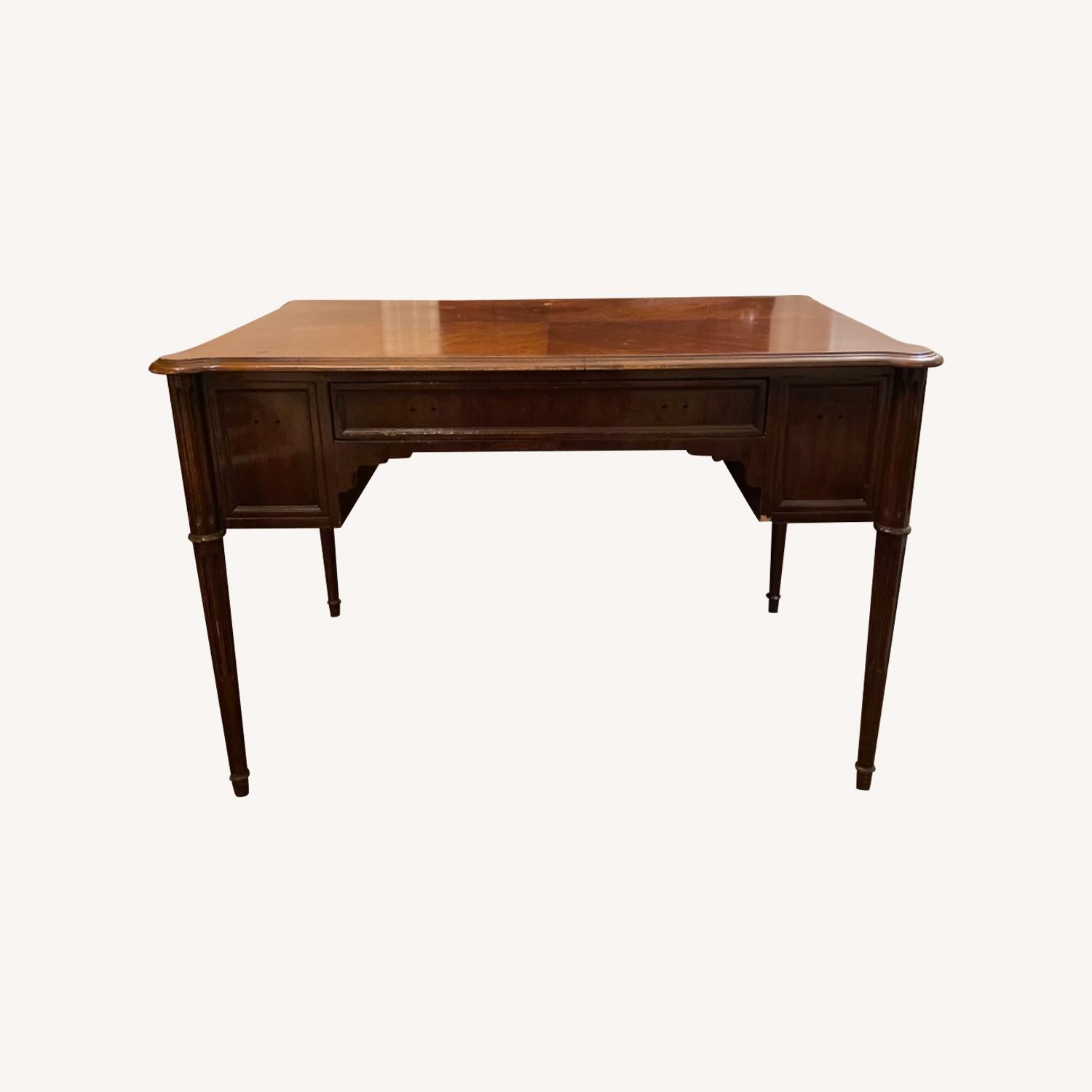 Drexel Brown Vintage Writing Desk - image-0
