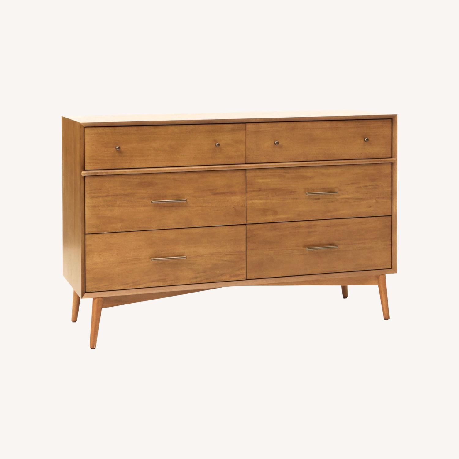 West Elm Mid-Century 6-Drawer Dresser (56") - image-0