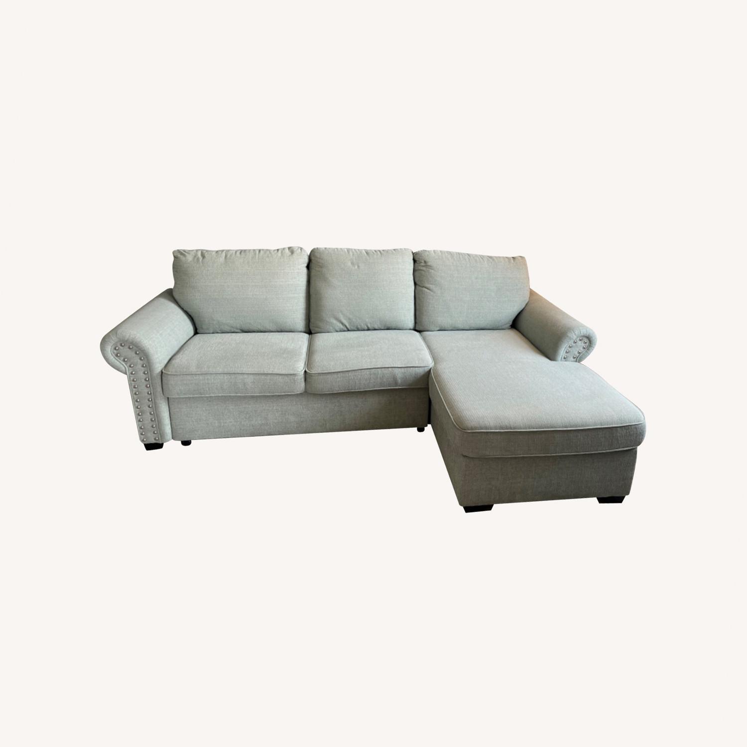 San Pedro Turquoise Sectional Sofa - image-0