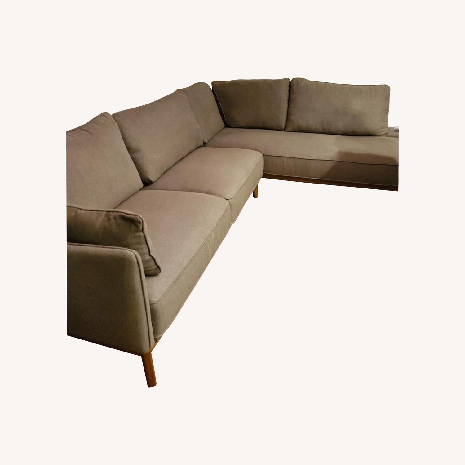 Macy's Jollene Sectional and Ottoman - image-0