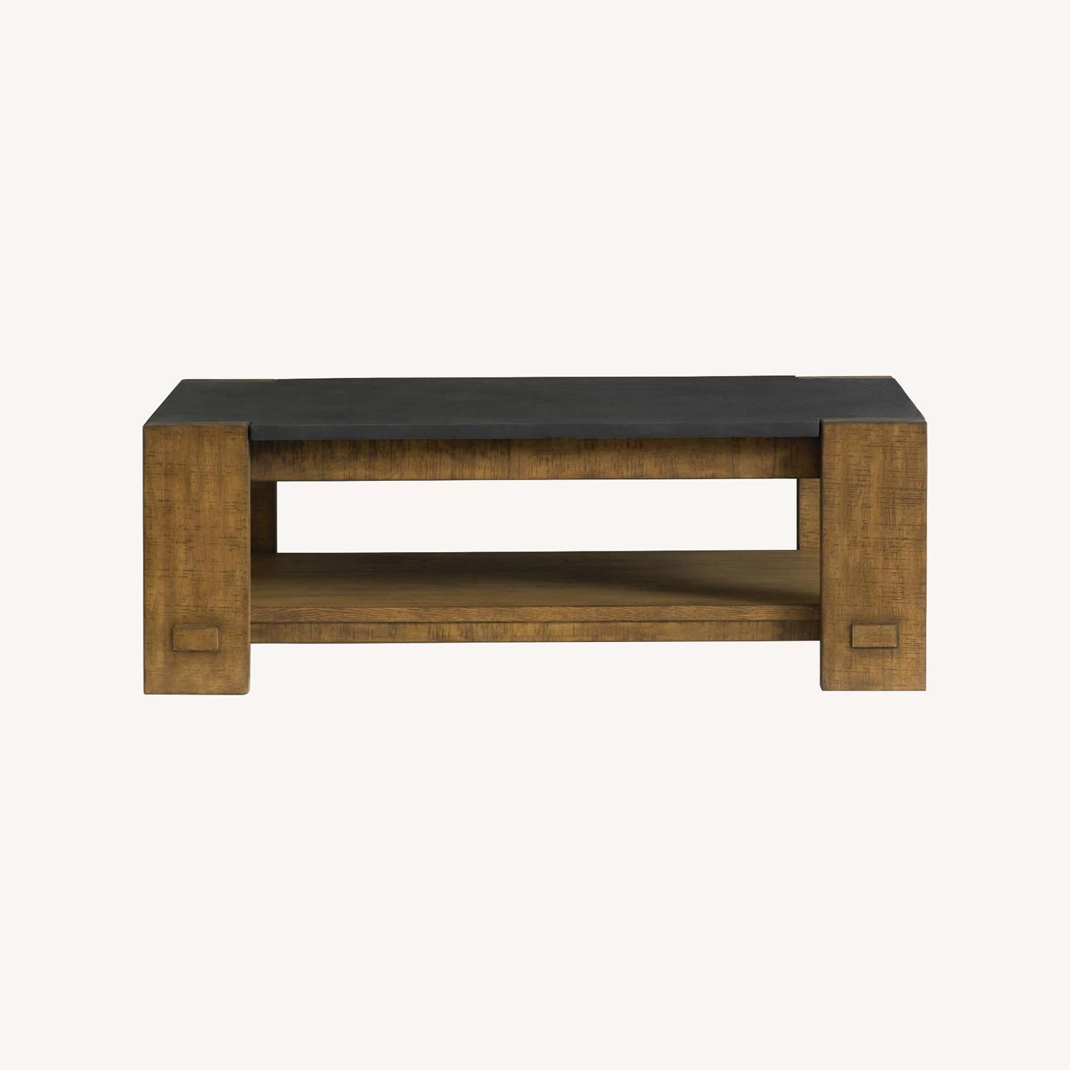 Pottery Barn Westbrook Rectangular Coffee Table - image-0