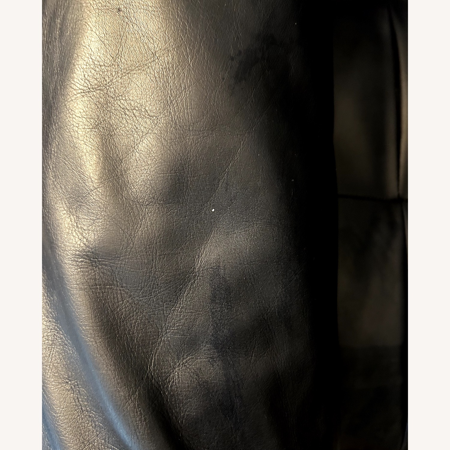 Article Sven 72 Blue Leather Tufted Loveseat - image-21