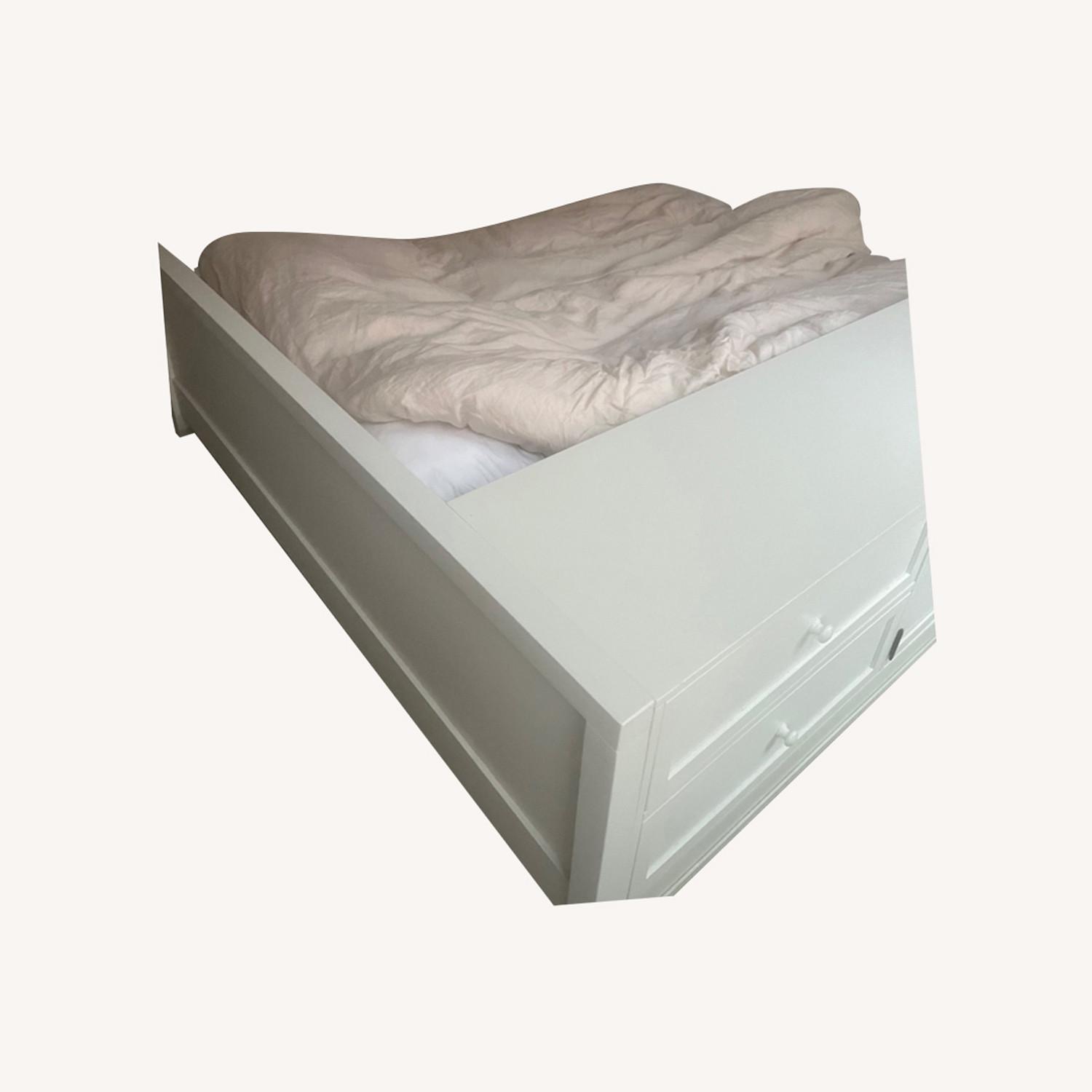 Pottery Barn Platform Storage Bed - image-0