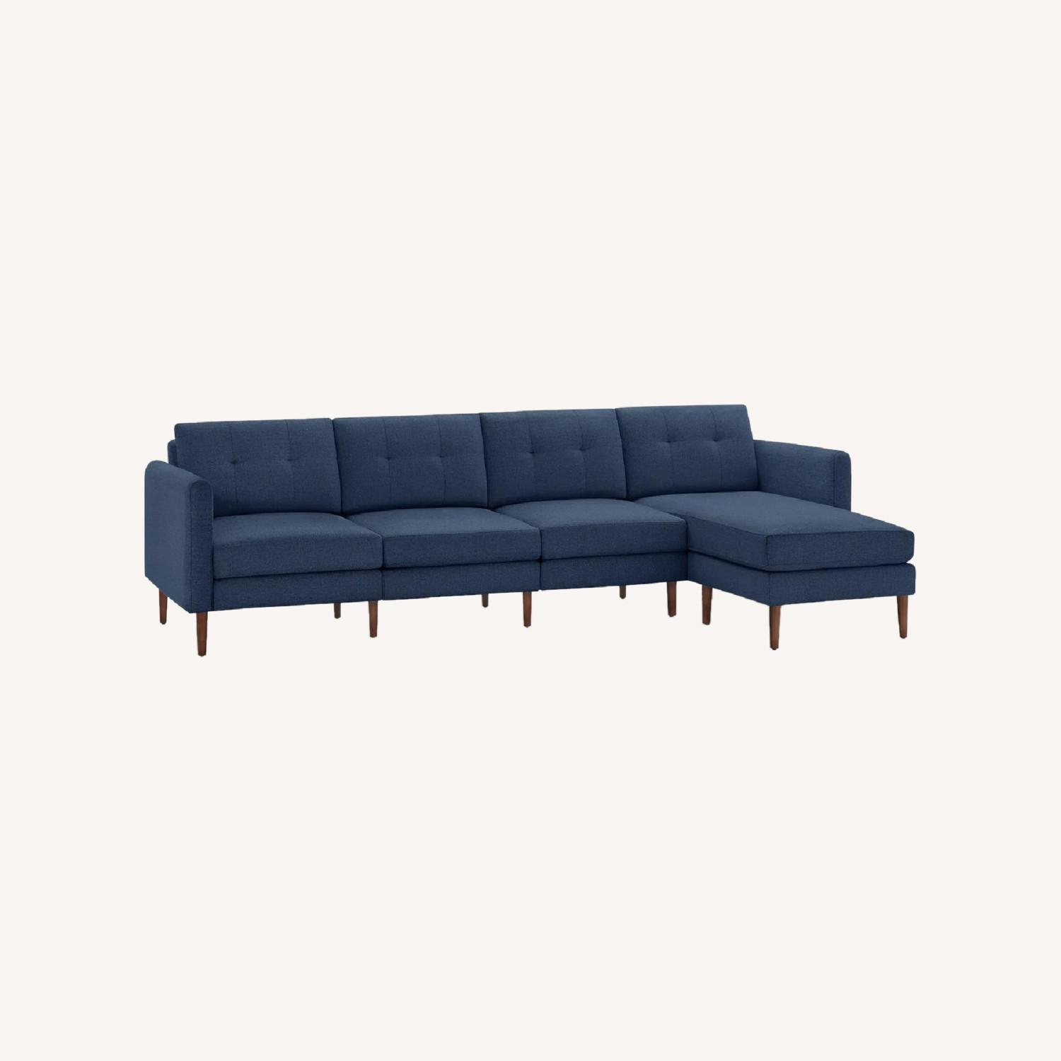 Burrow Modular Sectional W Ottoman & Chaise - image-0