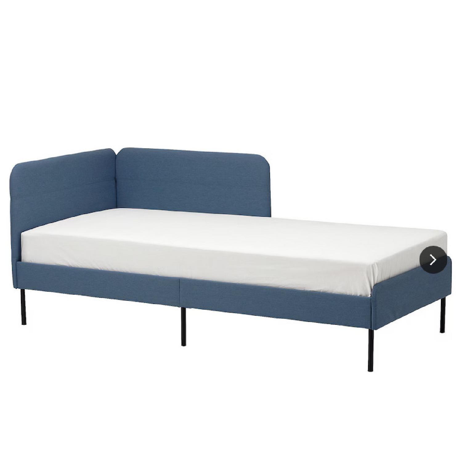 IKEA BLKULLEN Upholster Bed Frame with Headboard - image-5