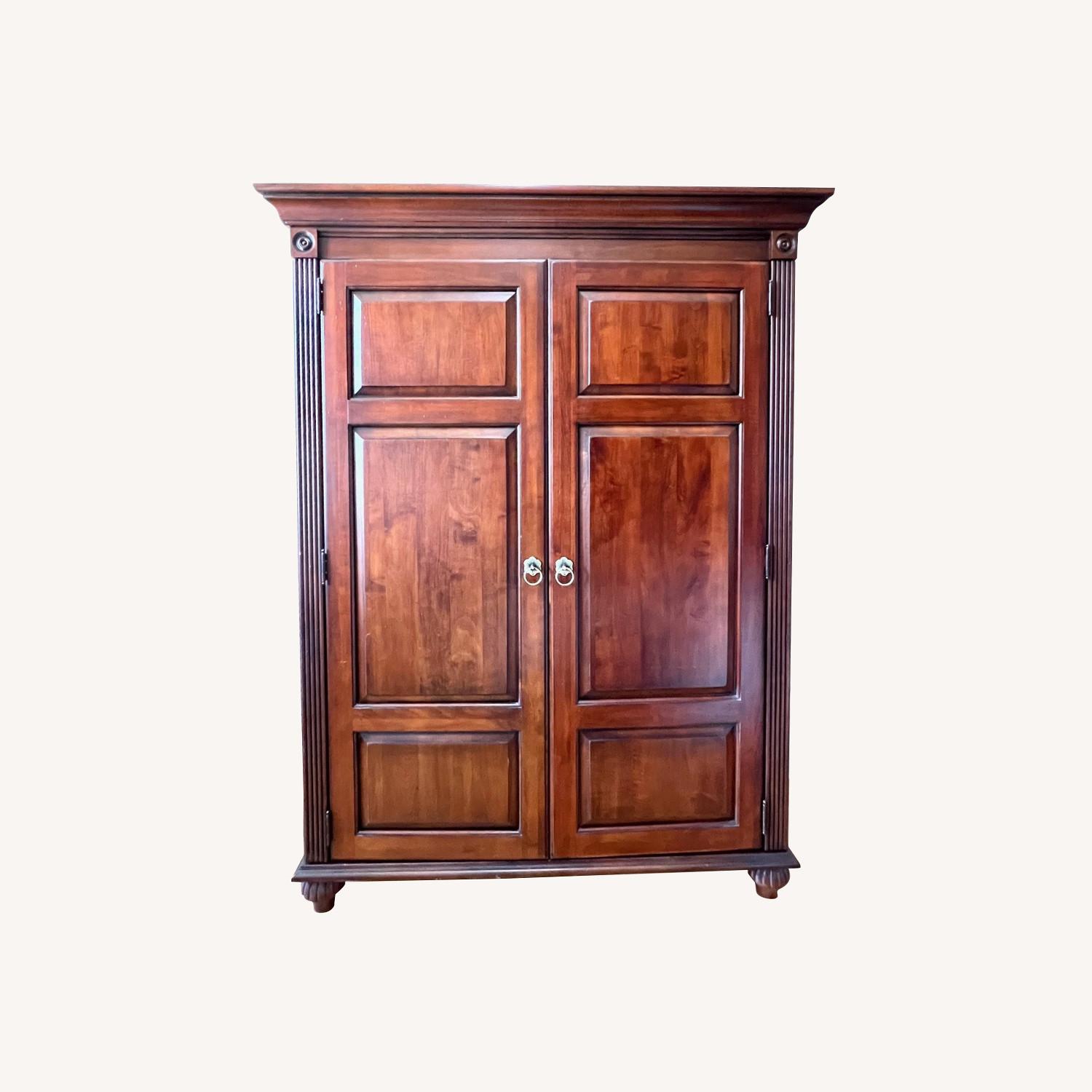 Computer Armoire British Classics Back Wall - image-0