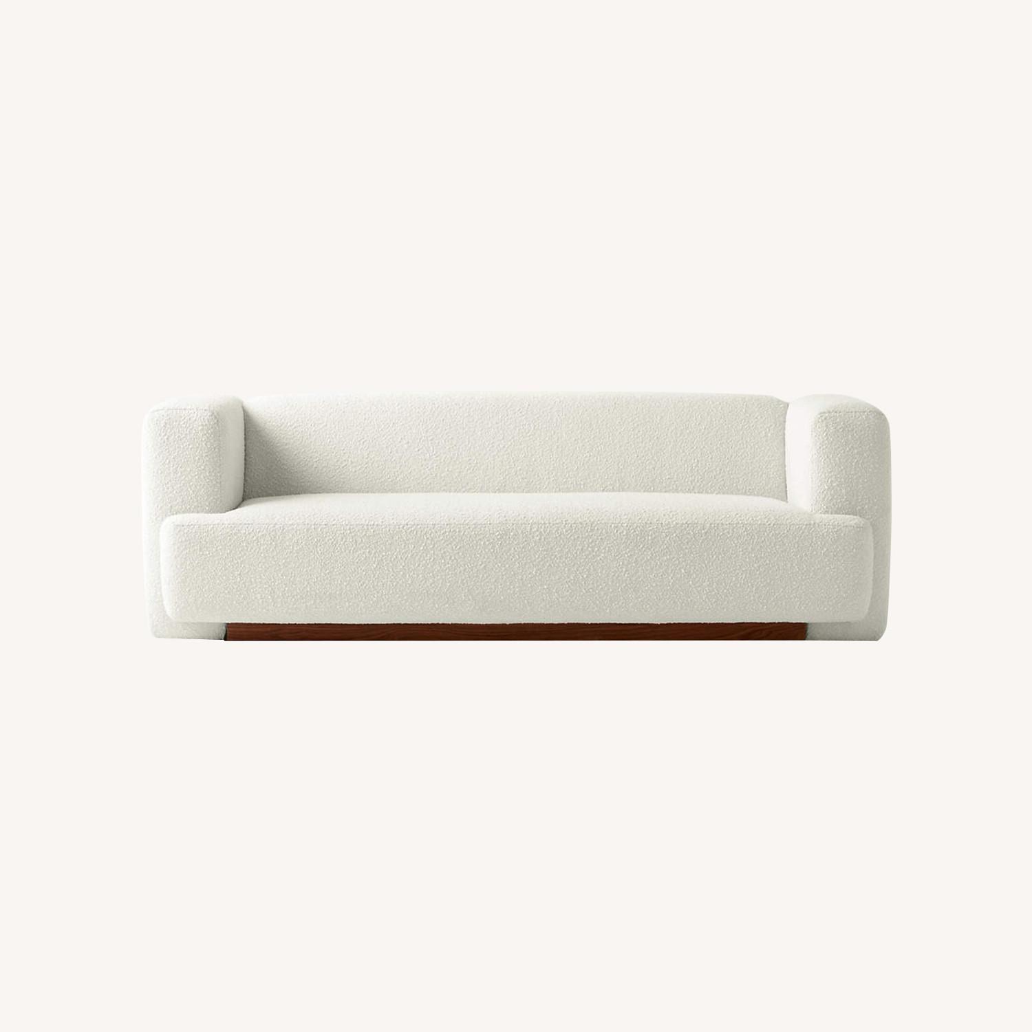 CB2 Terrain Ivory Boucle Sofa - image-0
