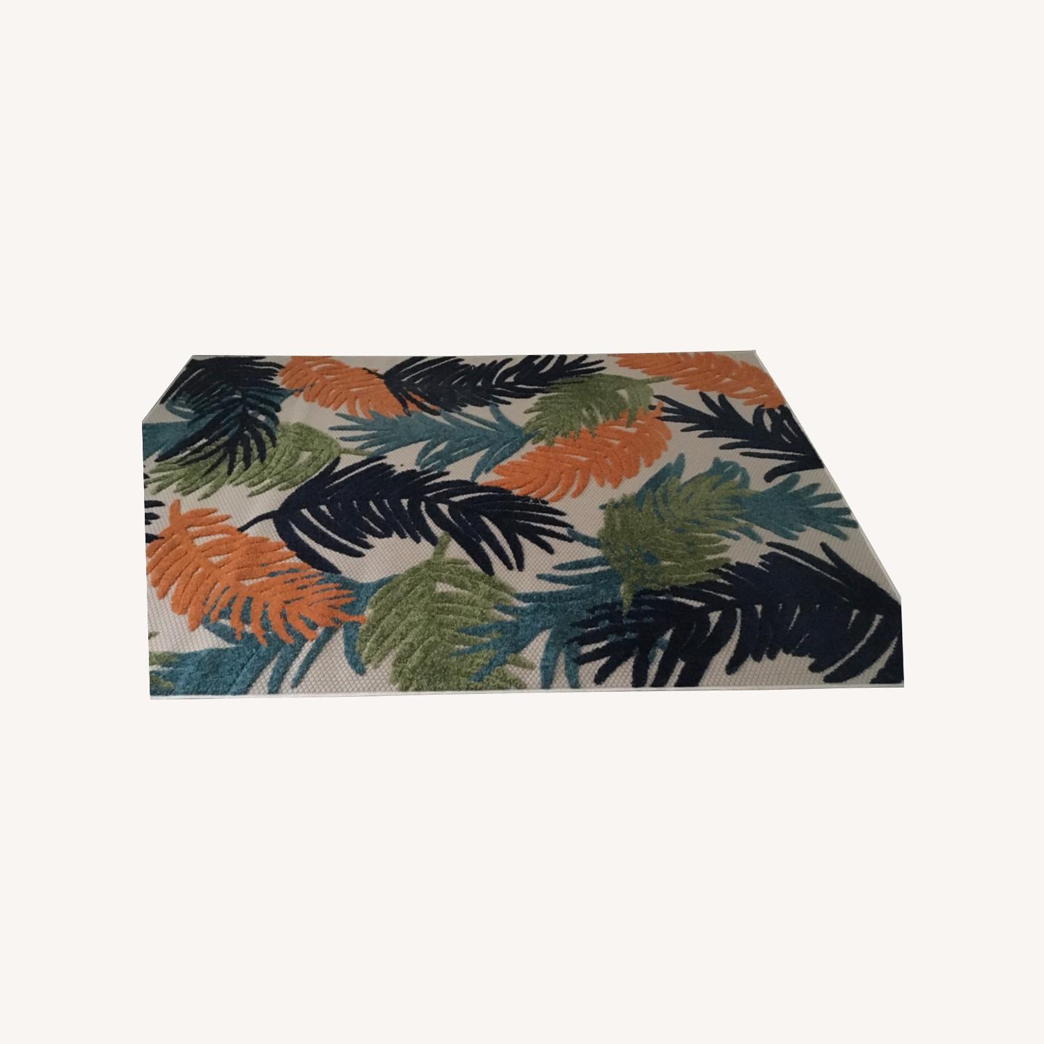 Wayfair Tropical Indoor Outdoor Area Rug 5X7 - image-0