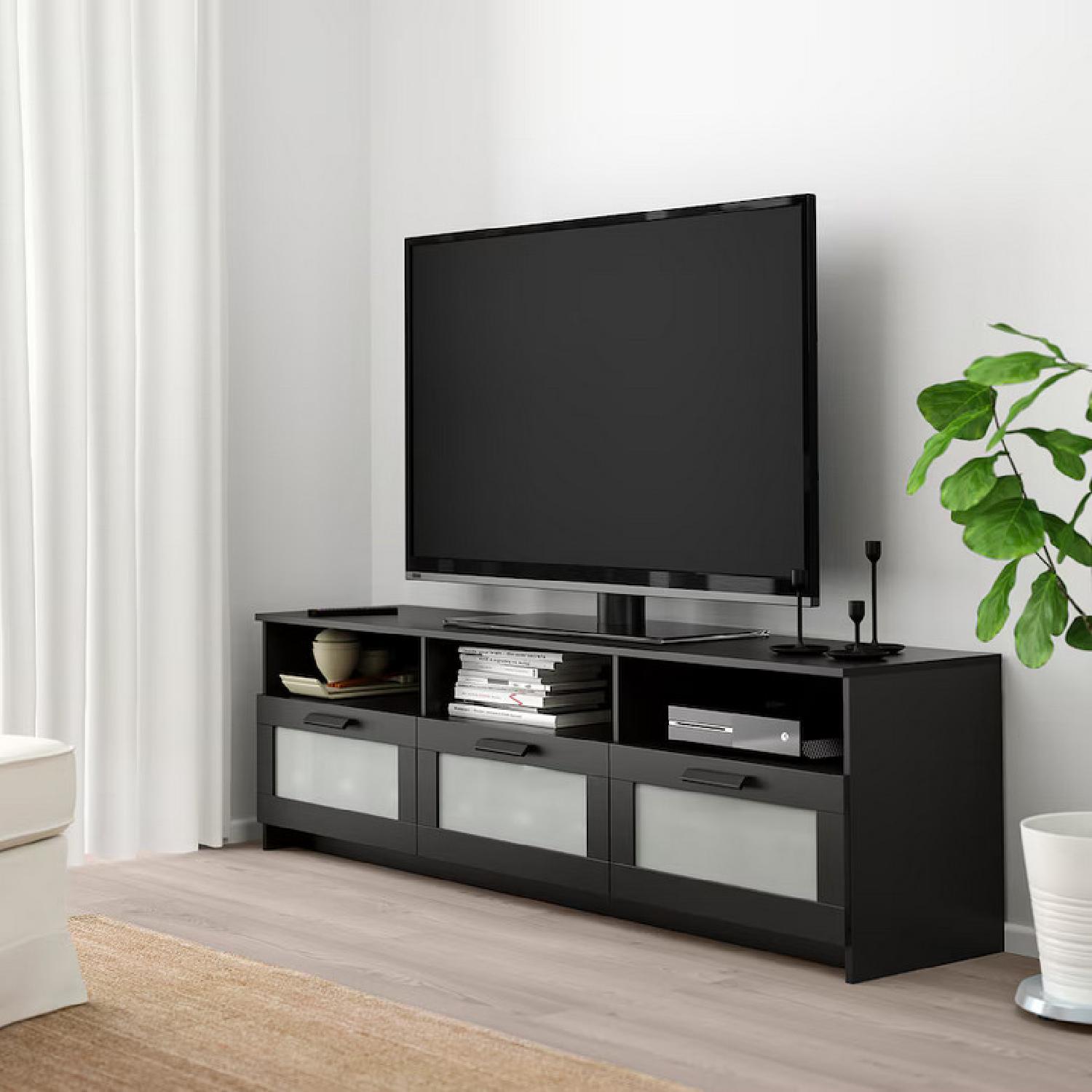 IKEA BRIMNES ブラック木製チェスト IKEA BRIMNES ブラック木製チェスト