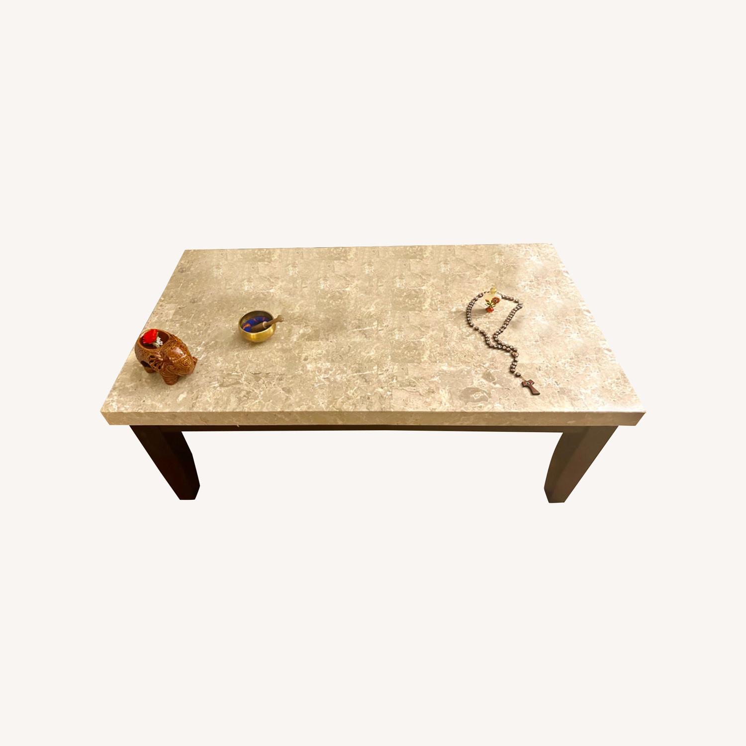 Steve Silver Co. Dark Brown Marble Coffee Table - image-4