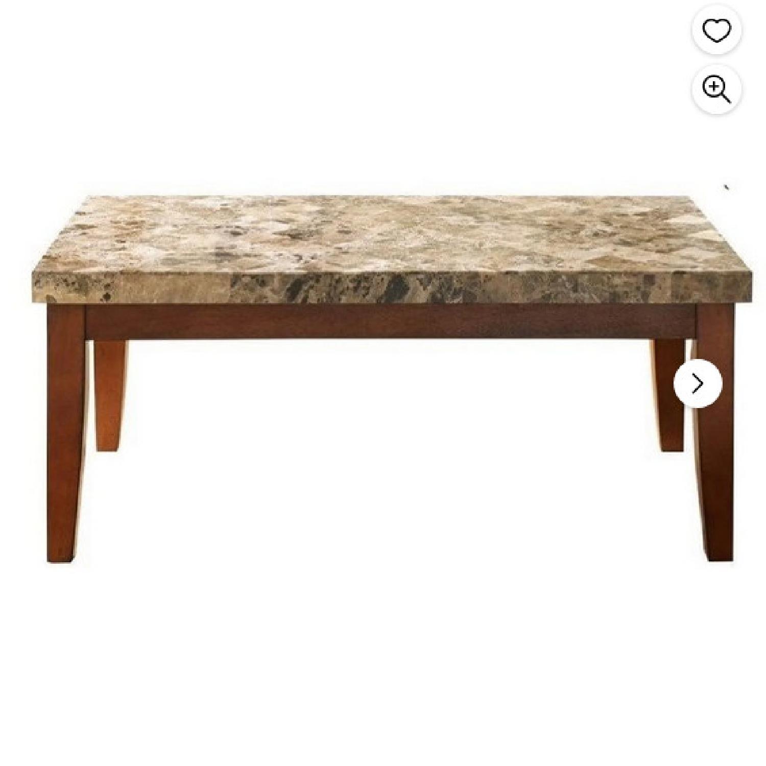 Steve Silver Co. Dark Brown Marble Coffee Table - image-5